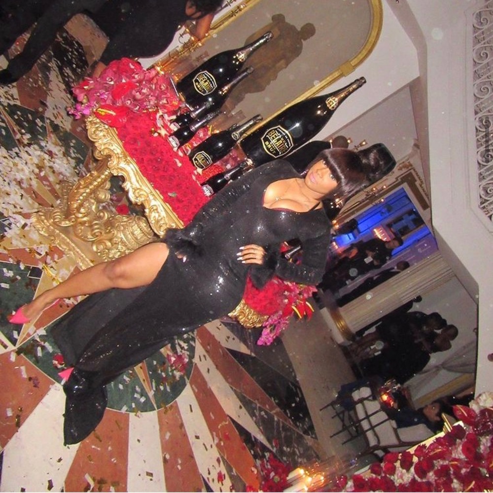 Black-tie sequin gown